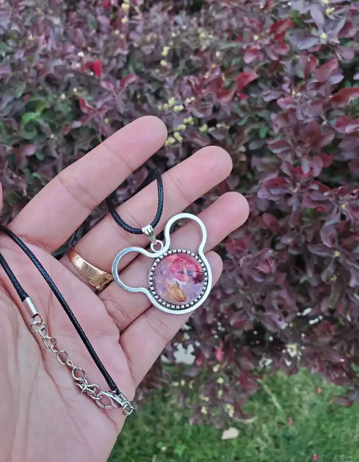 Resin Made Pendant - Glimmer Vault 008