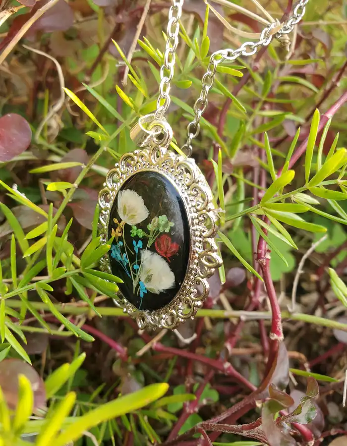 Resin Pendant - Delicate Talisman 001