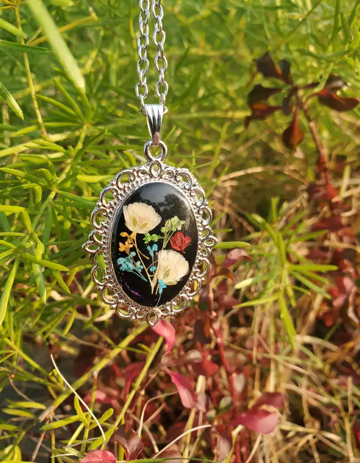 Resin Pendant - Delicate Talisman 003