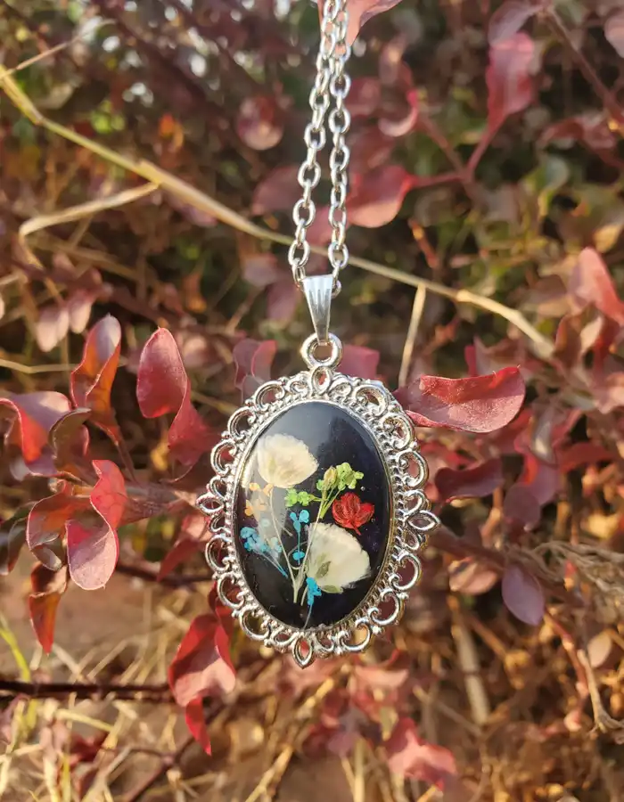 Resin Pendant - Delicate Talisman 005