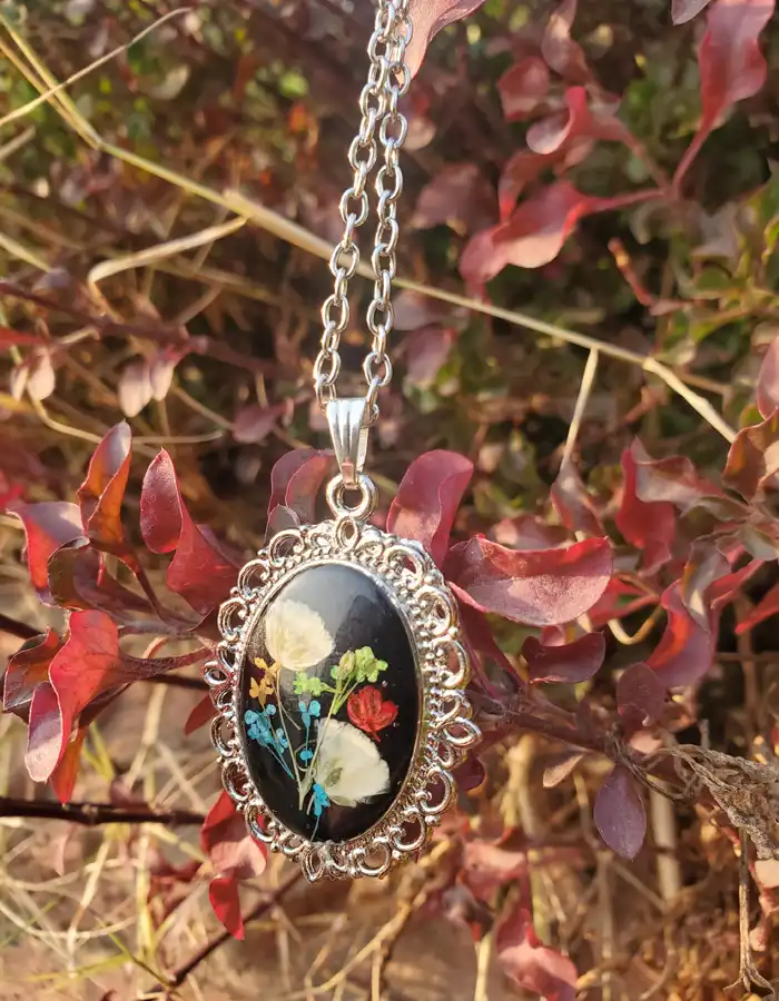 Resin Pendant - Delicate Talisman 007