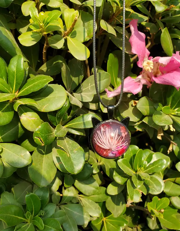 Resin Pendant - Gul-e-Hawa 005