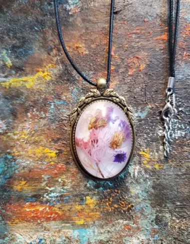 Resin Pendant - The Garden of Stillness
