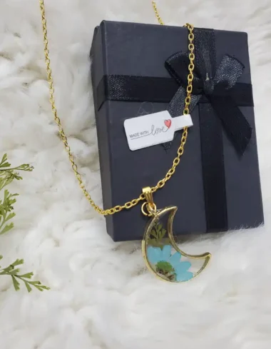 Skypetal Moon Pendant