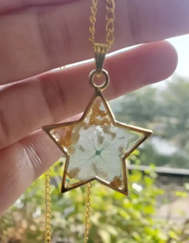 Handcrafted Resin Pendant - BotaniStar