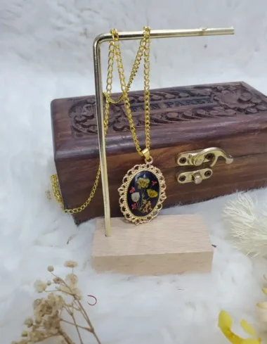 Handmade Resin Pendant - PressedCharm