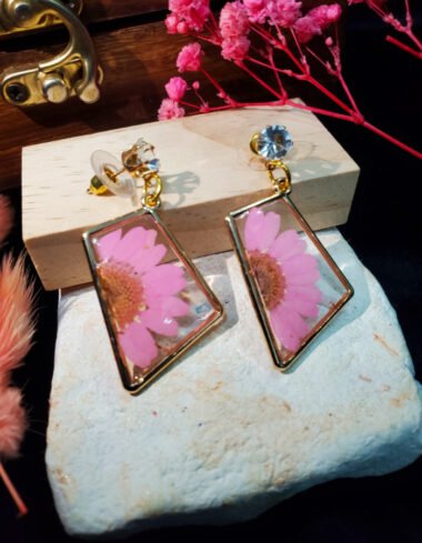Whispers of Pink Earrings