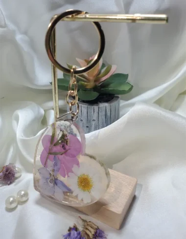 Heart Bloom Keychain