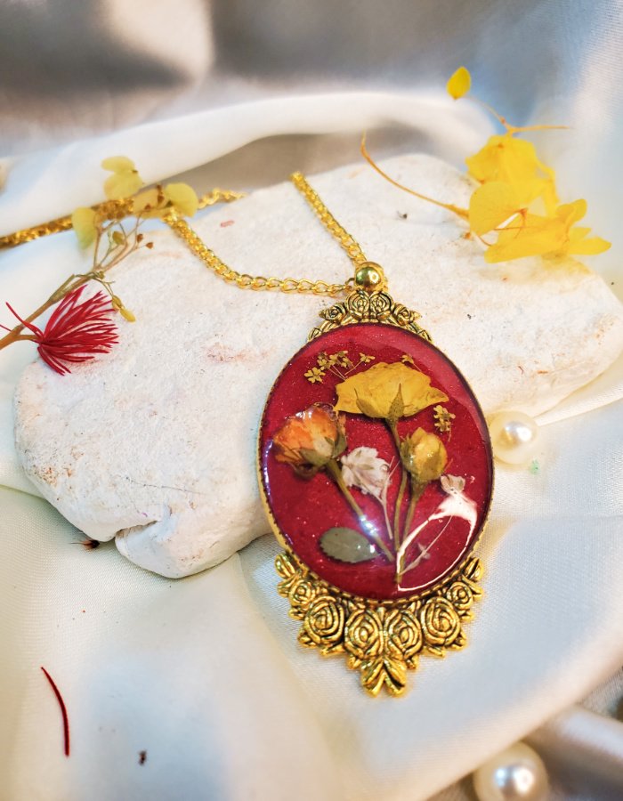Ruh-e-Bahar Floral Pendant 2