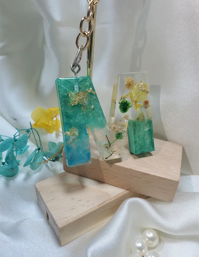 Turquoise Bloom M Keychain _20260828_17