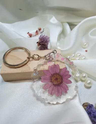 Violet Gleam Keychain